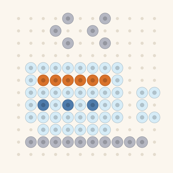 Hot Tea fuse bead pattern preview